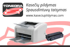 Kasečių pildymas, spausdintuvų taisymas